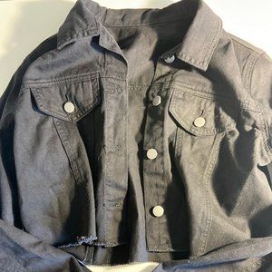 Black "denim" Jacket